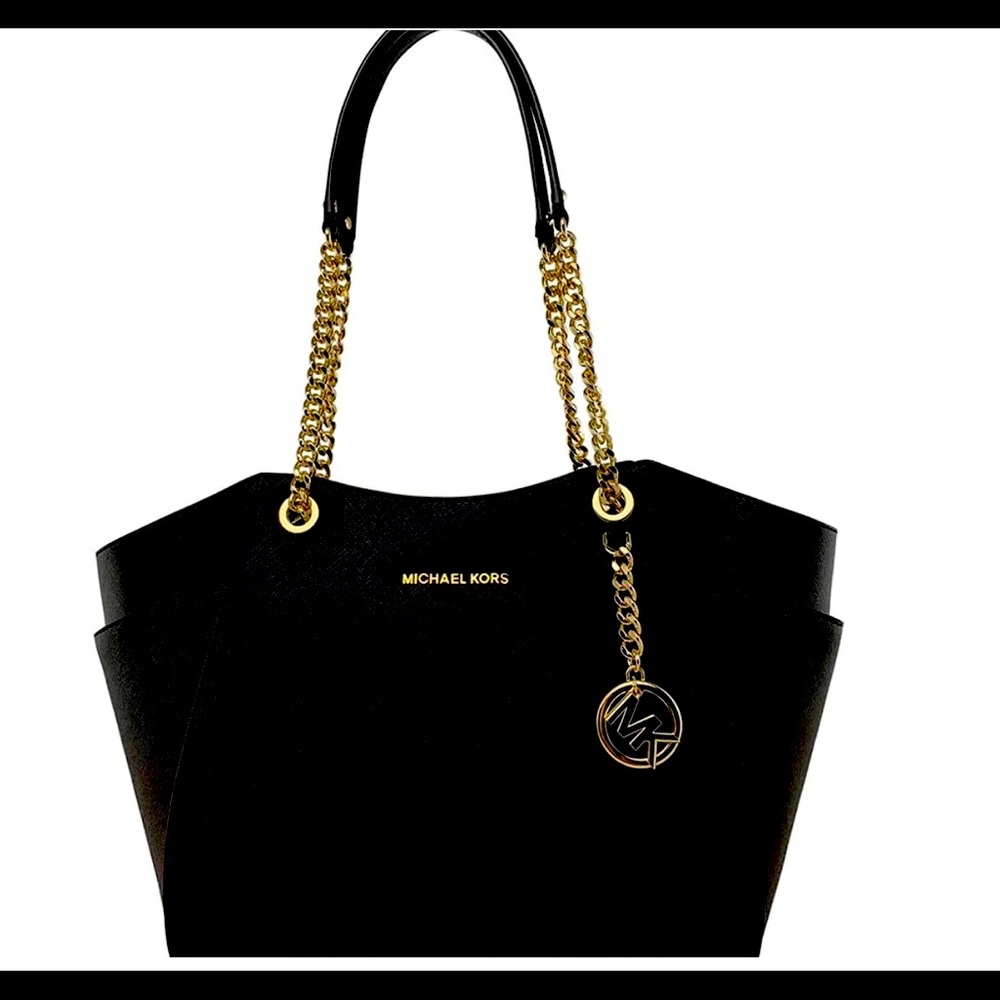 Michael Kors Chain Jet Set Tote Bag - Picture 1 of 9